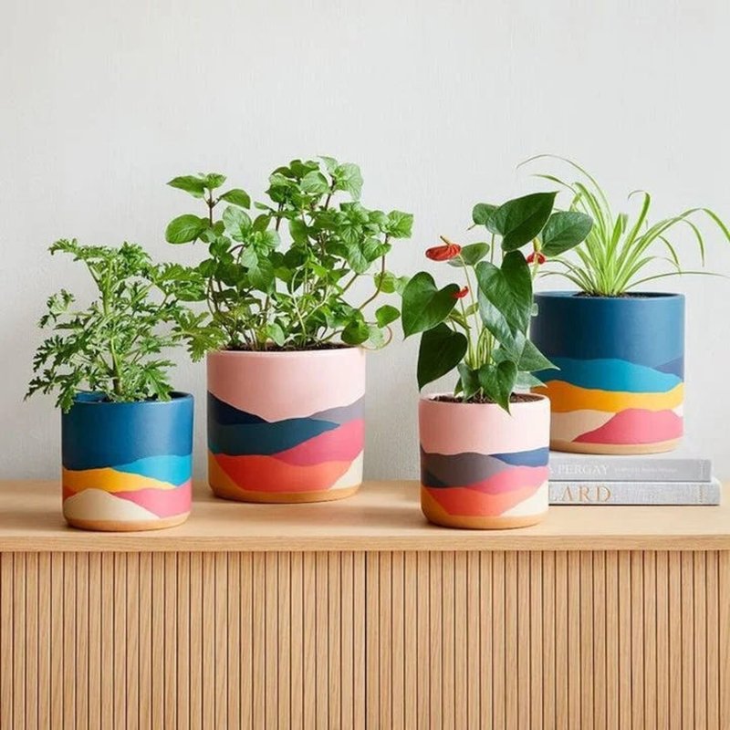 Wave Planter (Set Of 4)