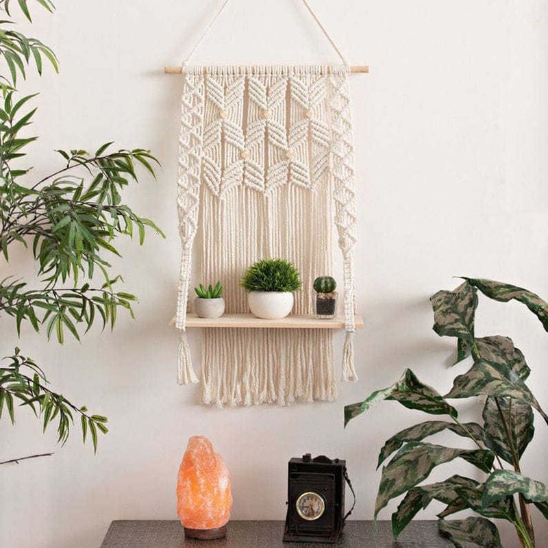Macrame Hanging Shelf