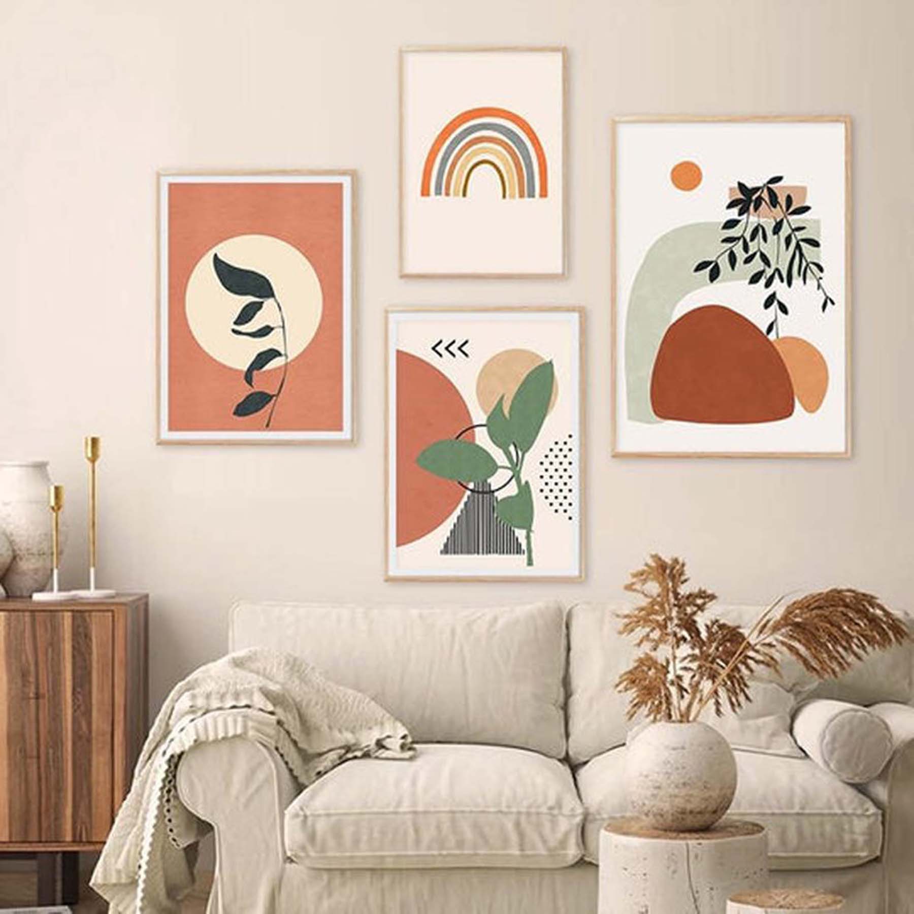 Modern Abstract Wall Art (Set Of 4)