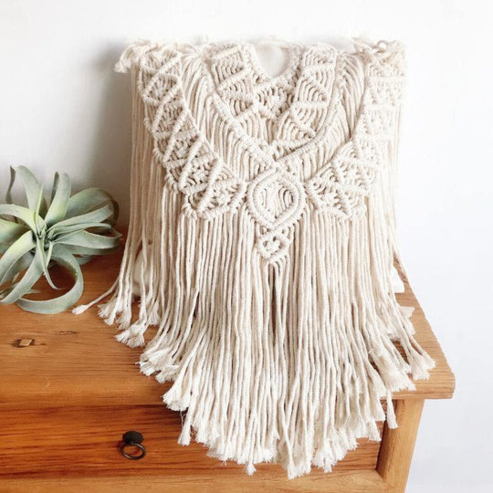 Boho Exquisite Macrame Cushion Cover (Set Of 4)