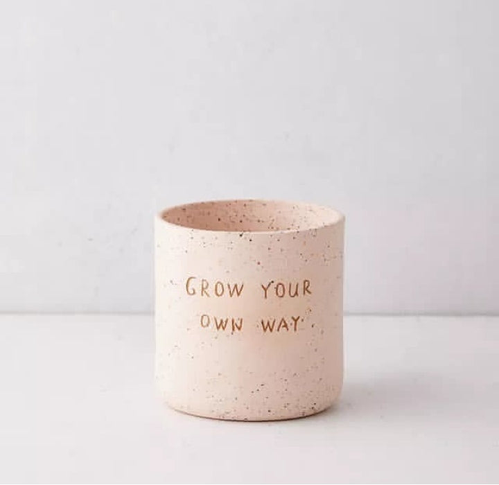 Text Planter (Set Of 2)