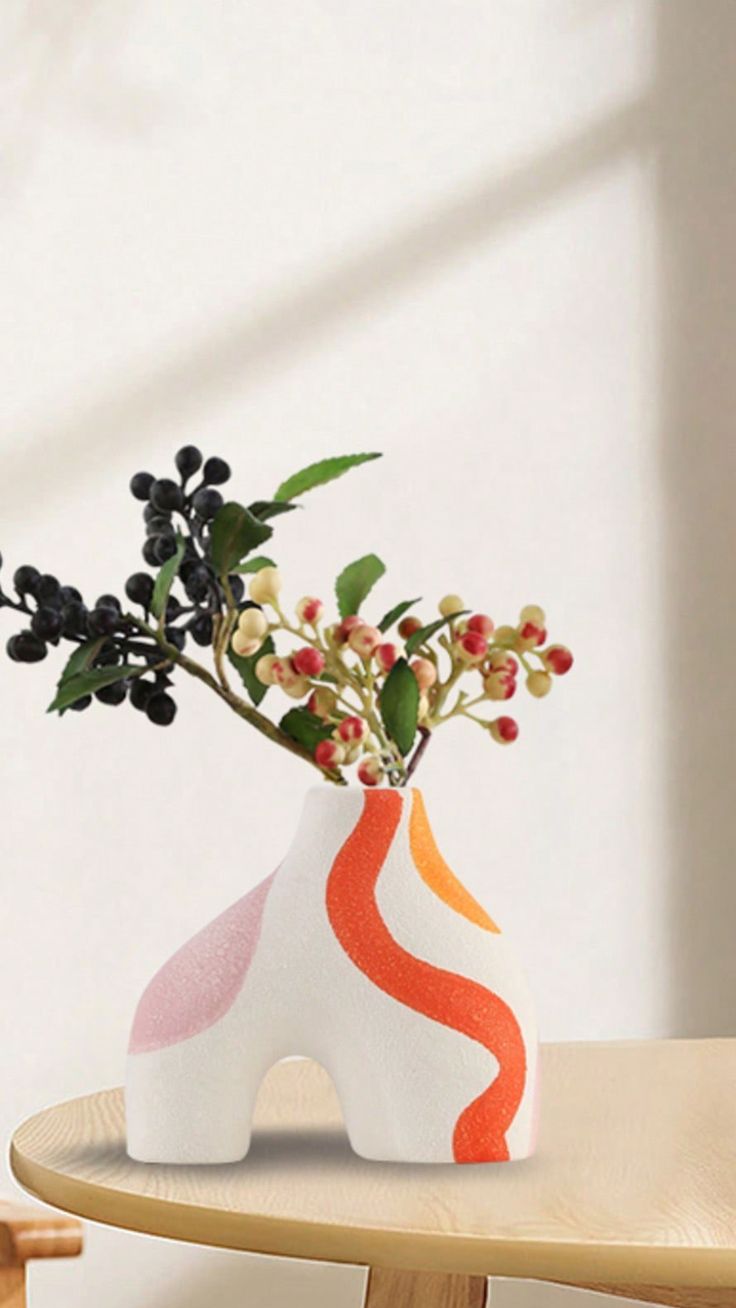 Colourful Decorative Vases (Set Of 3)